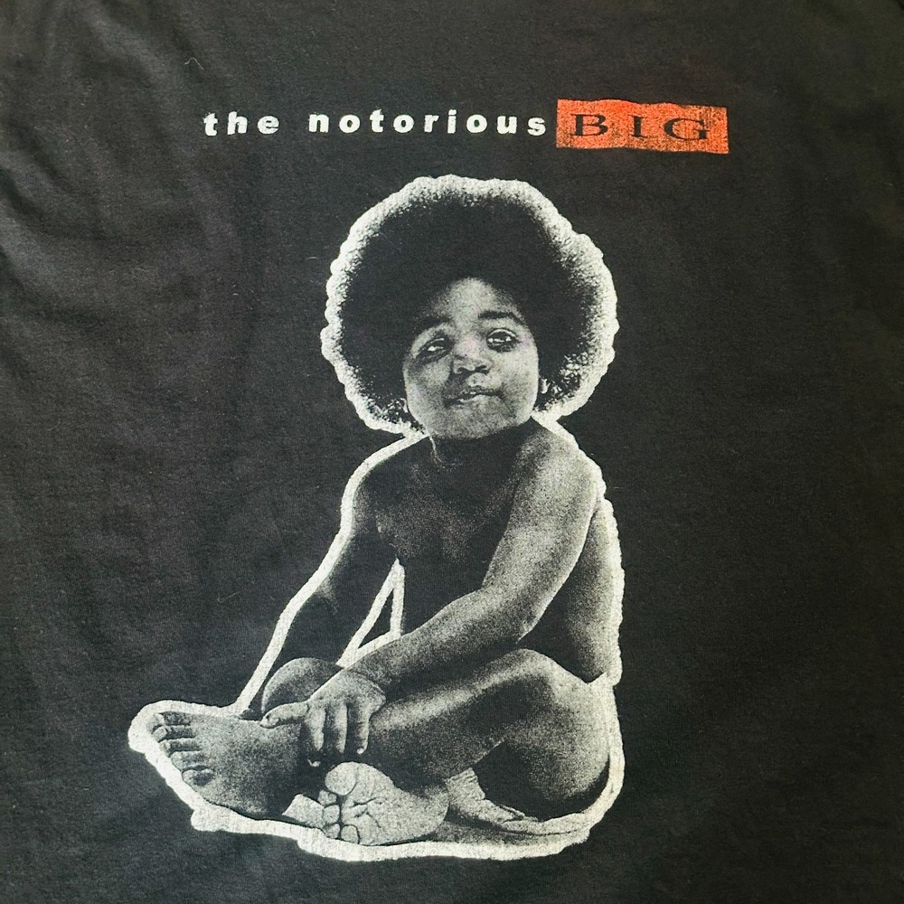 The Notorious B.I.G. Graphic T-Shirt Men's Size Large Black - Picture 2 of 7